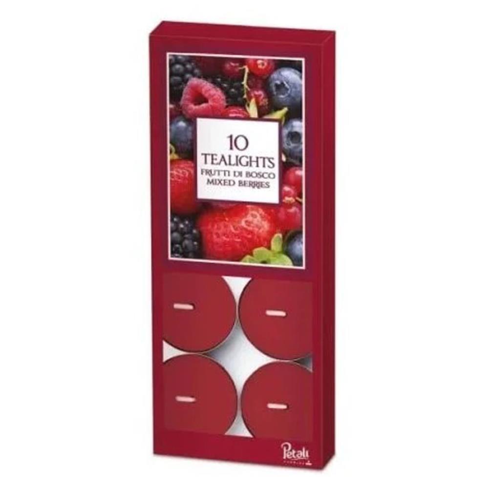 Petali Mixed Berries Tealights (Pack of 10) £1.18